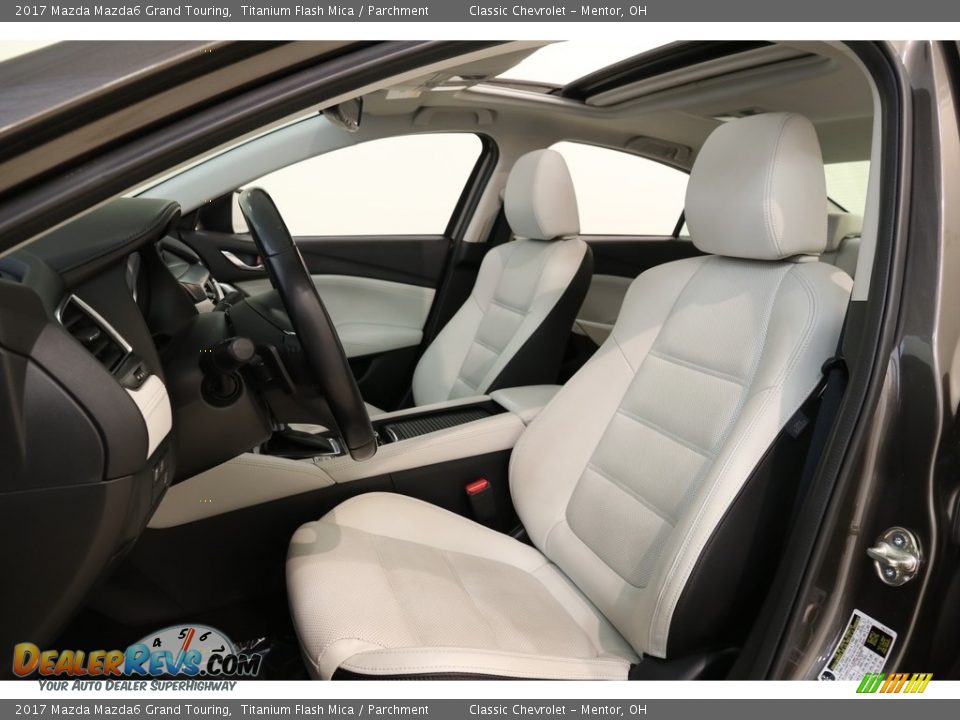 2017 Mazda Mazda6 Grand Touring Titanium Flash Mica / Parchment Photo #5