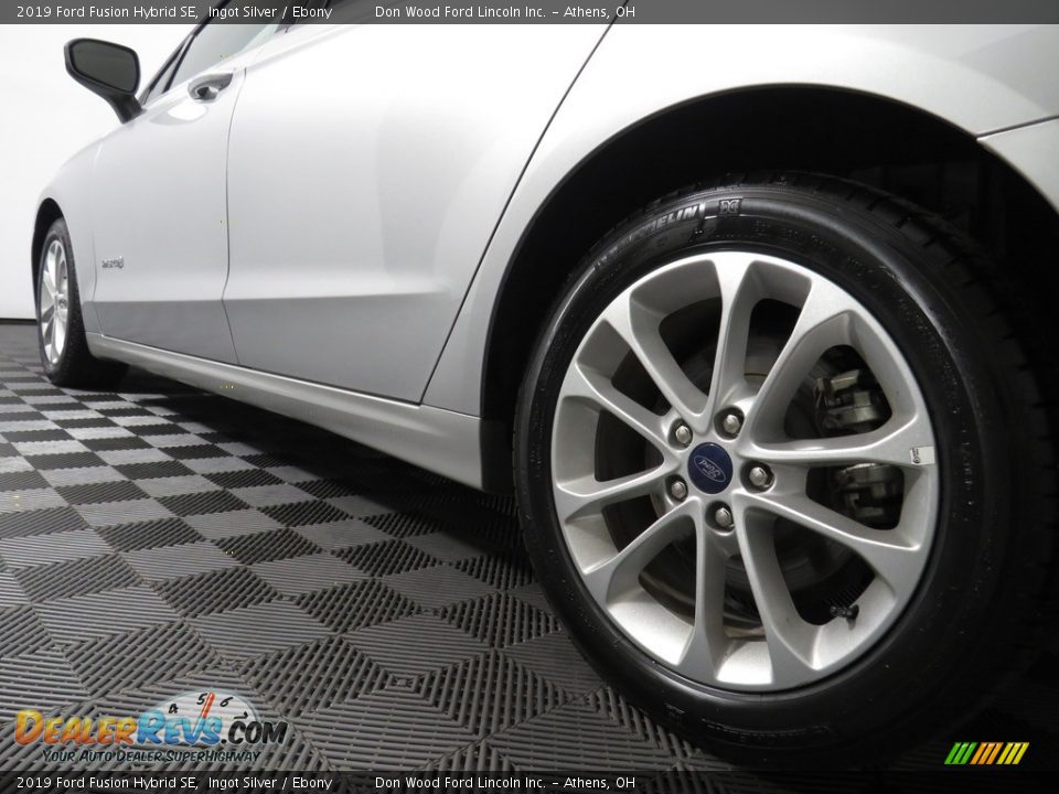 2019 Ford Fusion Hybrid SE Ingot Silver / Ebony Photo #10