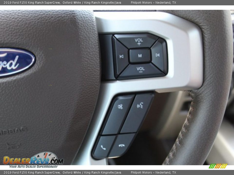 2019 Ford F150 King Ranch SuperCrew Oxford White / King Ranch Kingsville/Java Photo #14