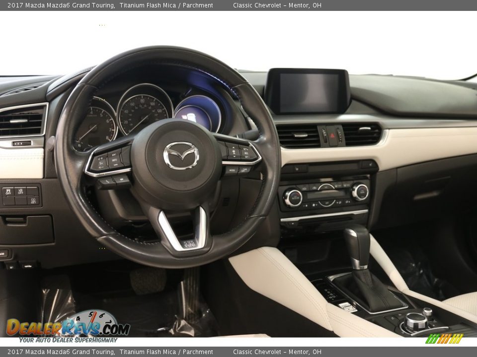 2017 Mazda Mazda6 Grand Touring Titanium Flash Mica / Parchment Photo #6