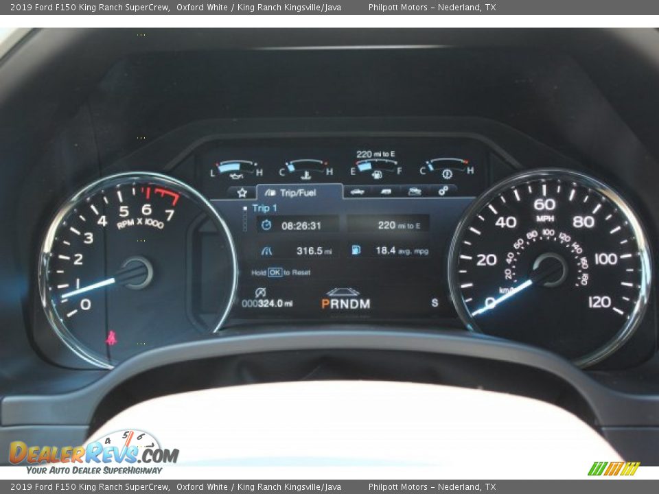 2019 Ford F150 King Ranch SuperCrew Oxford White / King Ranch Kingsville/Java Photo #15