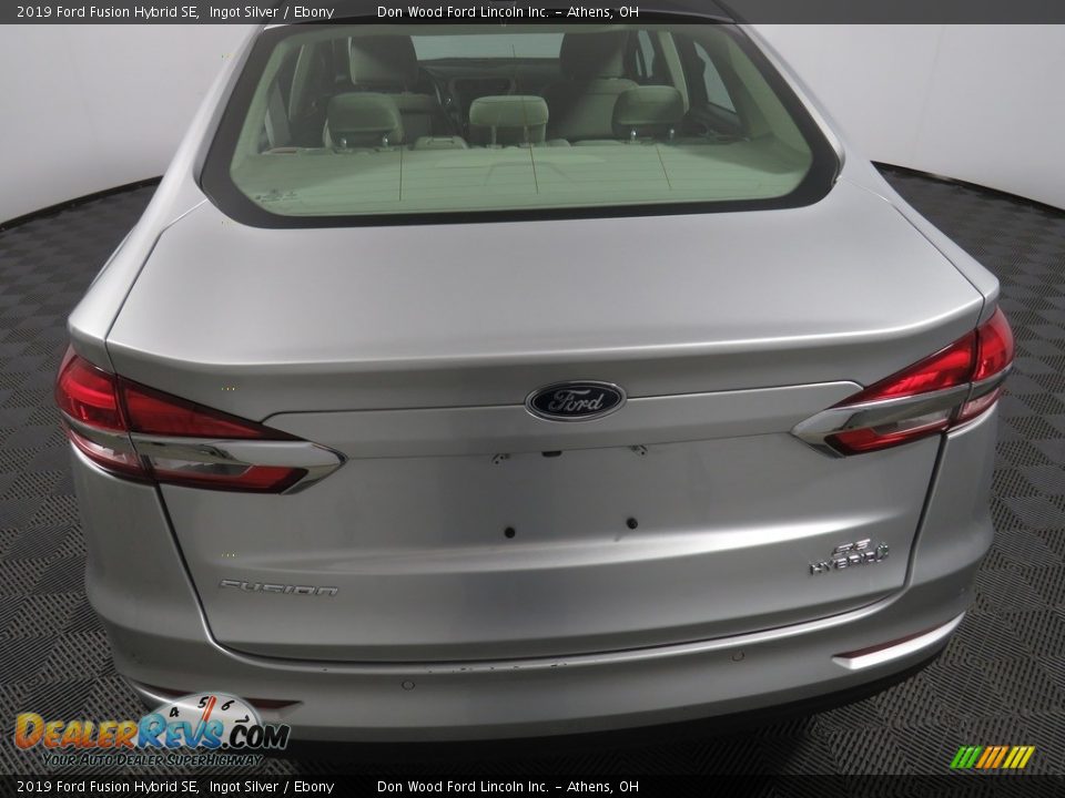 2019 Ford Fusion Hybrid SE Ingot Silver / Ebony Photo #11