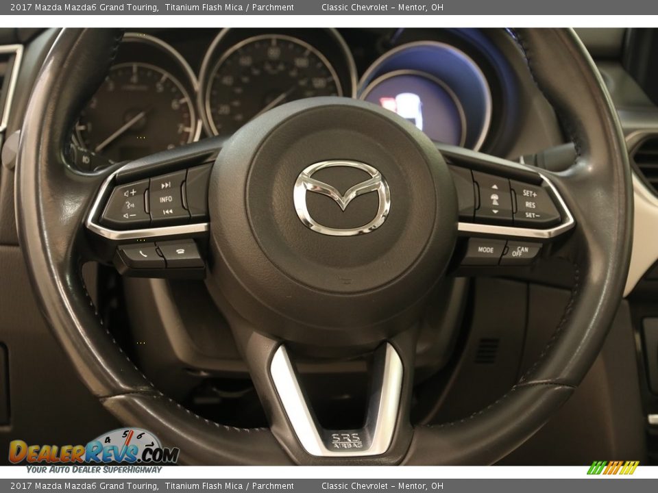 2017 Mazda Mazda6 Grand Touring Titanium Flash Mica / Parchment Photo #7