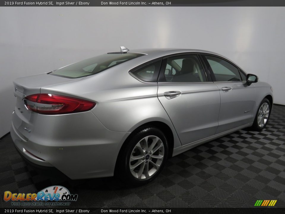 2019 Ford Fusion Hybrid SE Ingot Silver / Ebony Photo #13