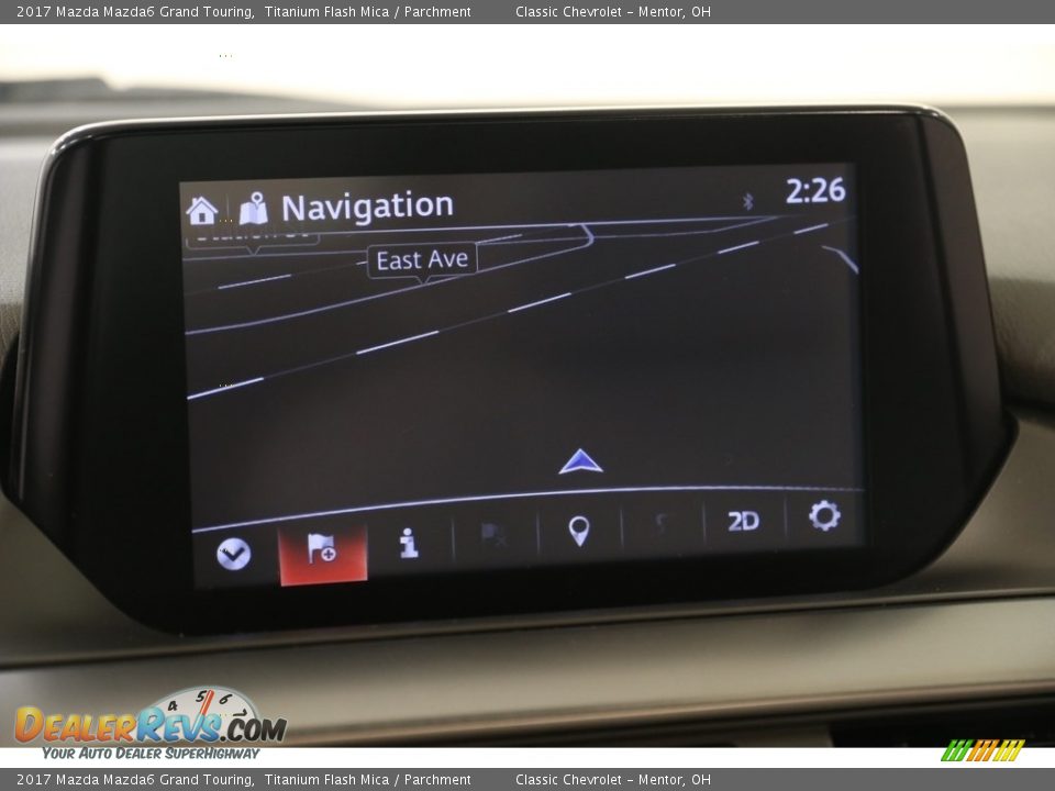 2017 Mazda Mazda6 Grand Touring Titanium Flash Mica / Parchment Photo #10