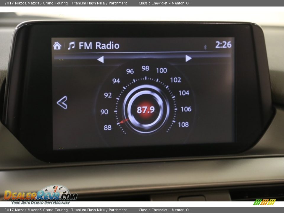 2017 Mazda Mazda6 Grand Touring Titanium Flash Mica / Parchment Photo #12