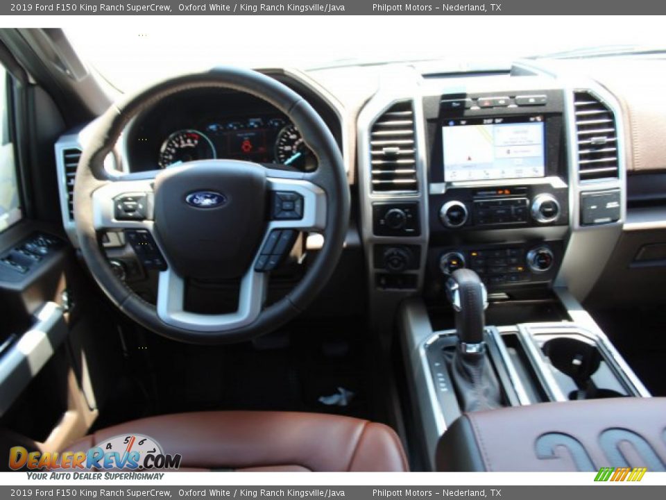 2019 Ford F150 King Ranch SuperCrew Oxford White / King Ranch Kingsville/Java Photo #23