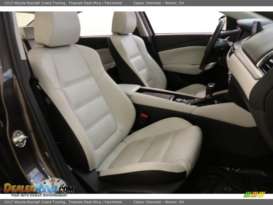 2017 Mazda Mazda6 Grand Touring Titanium Flash Mica / Parchment Photo #15