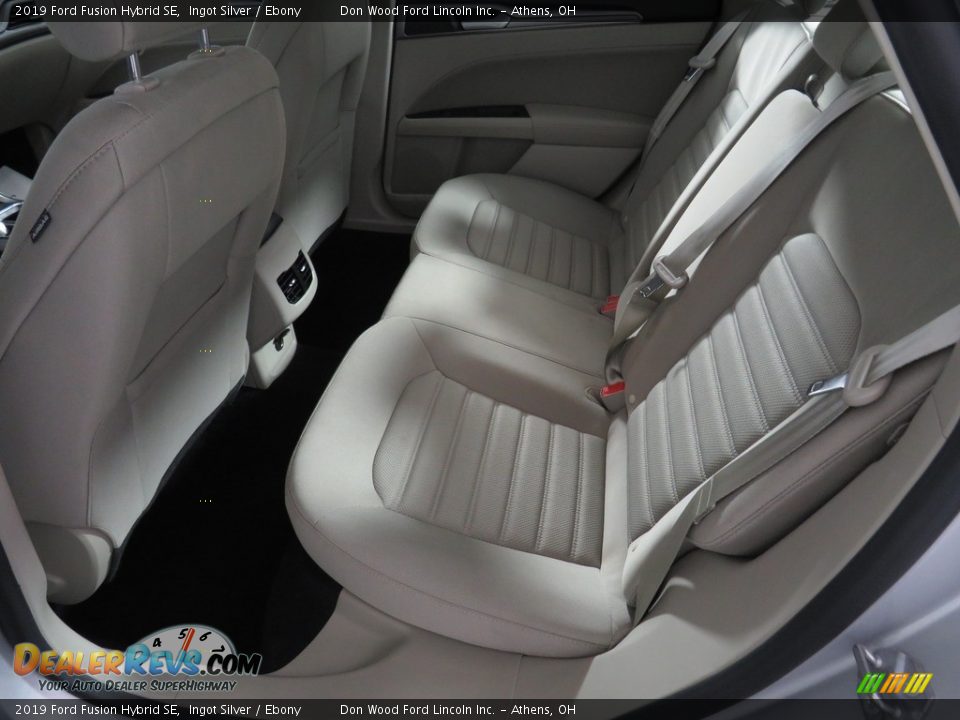 2019 Ford Fusion Hybrid SE Ingot Silver / Ebony Photo #20