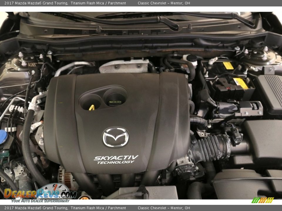 2017 Mazda Mazda6 Grand Touring Titanium Flash Mica / Parchment Photo #19