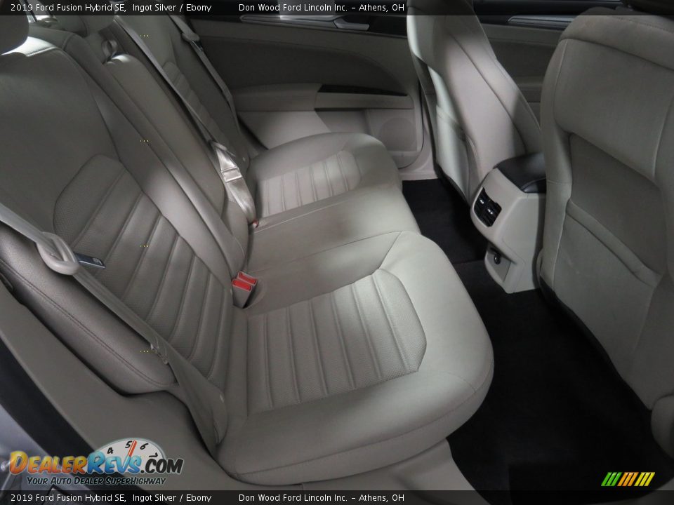 2019 Ford Fusion Hybrid SE Ingot Silver / Ebony Photo #22