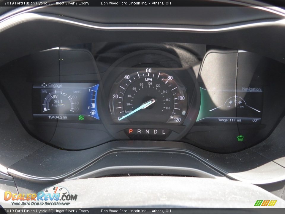 2019 Ford Fusion Hybrid SE Ingot Silver / Ebony Photo #26
