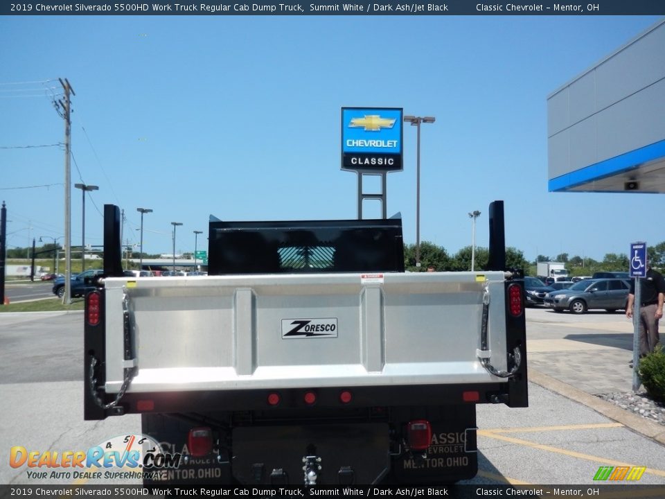 2019 Chevrolet Silverado 5500HD Work Truck Regular Cab Dump Truck Summit White / Dark Ash/Jet Black Photo #5