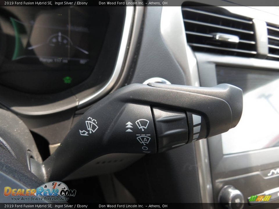2019 Ford Fusion Hybrid SE Ingot Silver / Ebony Photo #29