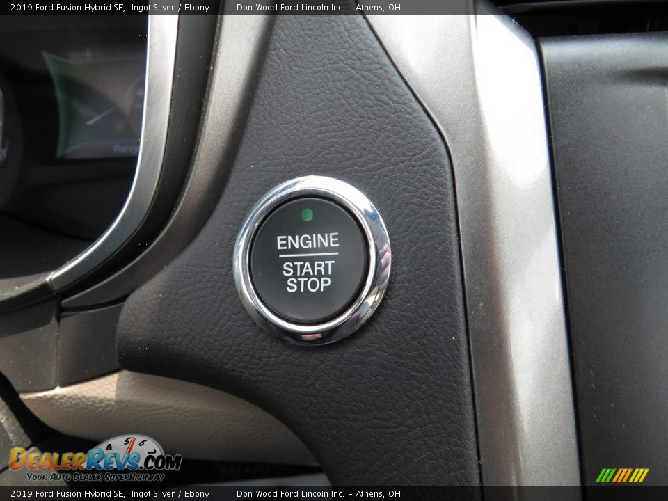 2019 Ford Fusion Hybrid SE Ingot Silver / Ebony Photo #33