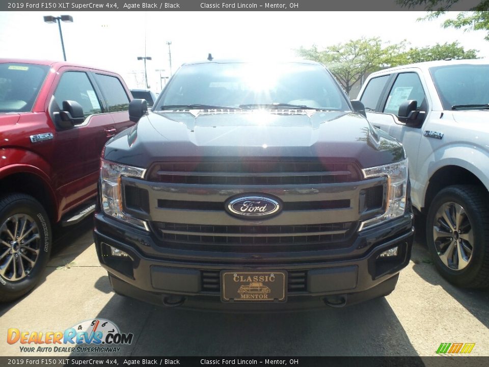 2019 Ford F150 XLT SuperCrew 4x4 Agate Black / Black Photo #2