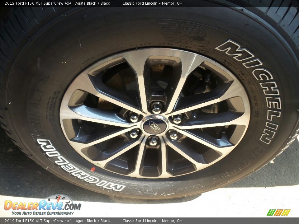 2019 Ford F150 XLT SuperCrew 4x4 Agate Black / Black Photo #3