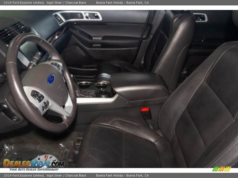 2014 Ford Explorer Limited Ingot Silver / Charcoal Black Photo #3