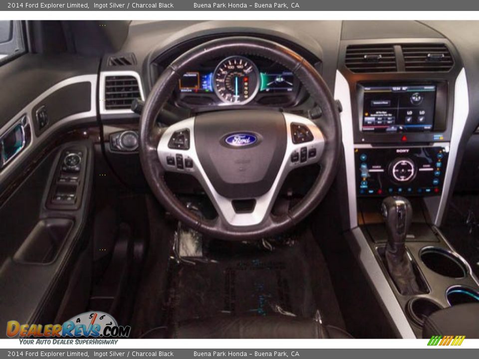 2014 Ford Explorer Limited Ingot Silver / Charcoal Black Photo #5