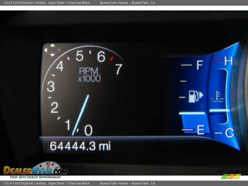 2014 Ford Explorer Limited Ingot Silver / Charcoal Black Photo #6