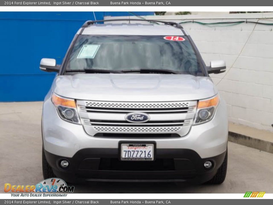 2014 Ford Explorer Limited Ingot Silver / Charcoal Black Photo #7