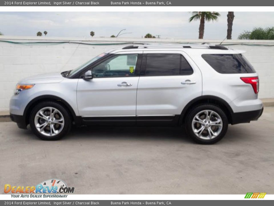 2014 Ford Explorer Limited Ingot Silver / Charcoal Black Photo #8