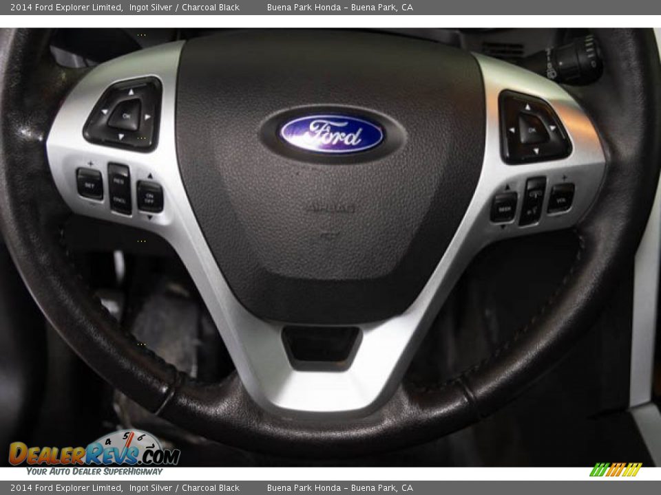 2014 Ford Explorer Limited Ingot Silver / Charcoal Black Photo #14