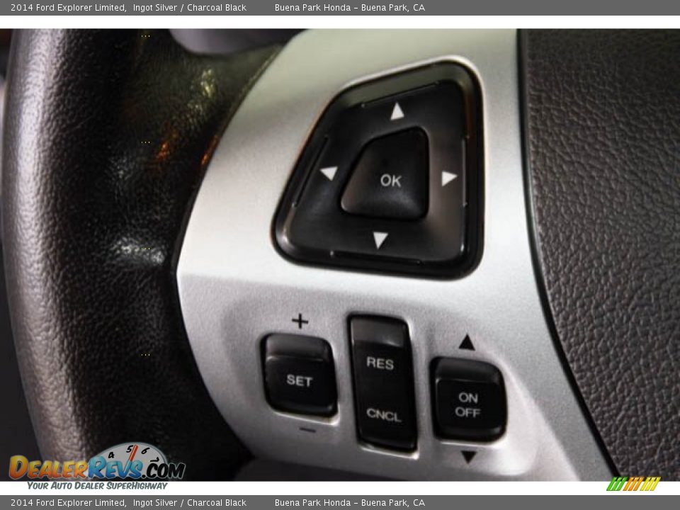 2014 Ford Explorer Limited Ingot Silver / Charcoal Black Photo #15