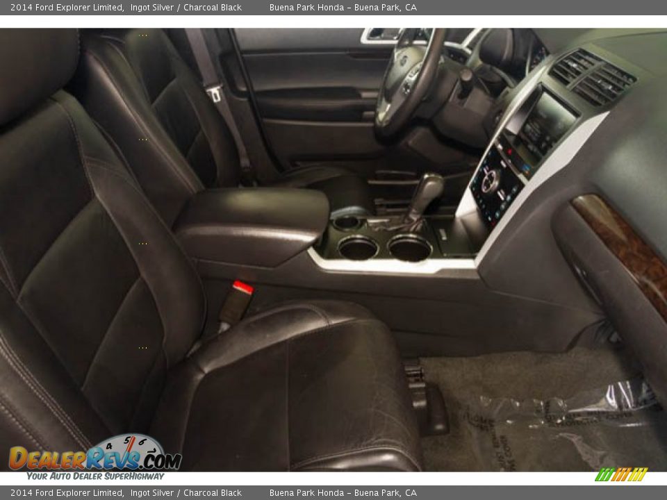 2014 Ford Explorer Limited Ingot Silver / Charcoal Black Photo #26