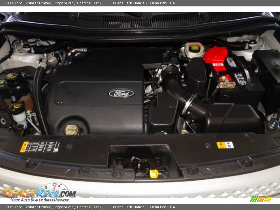 2014 Ford Explorer Limited Ingot Silver / Charcoal Black Photo #35