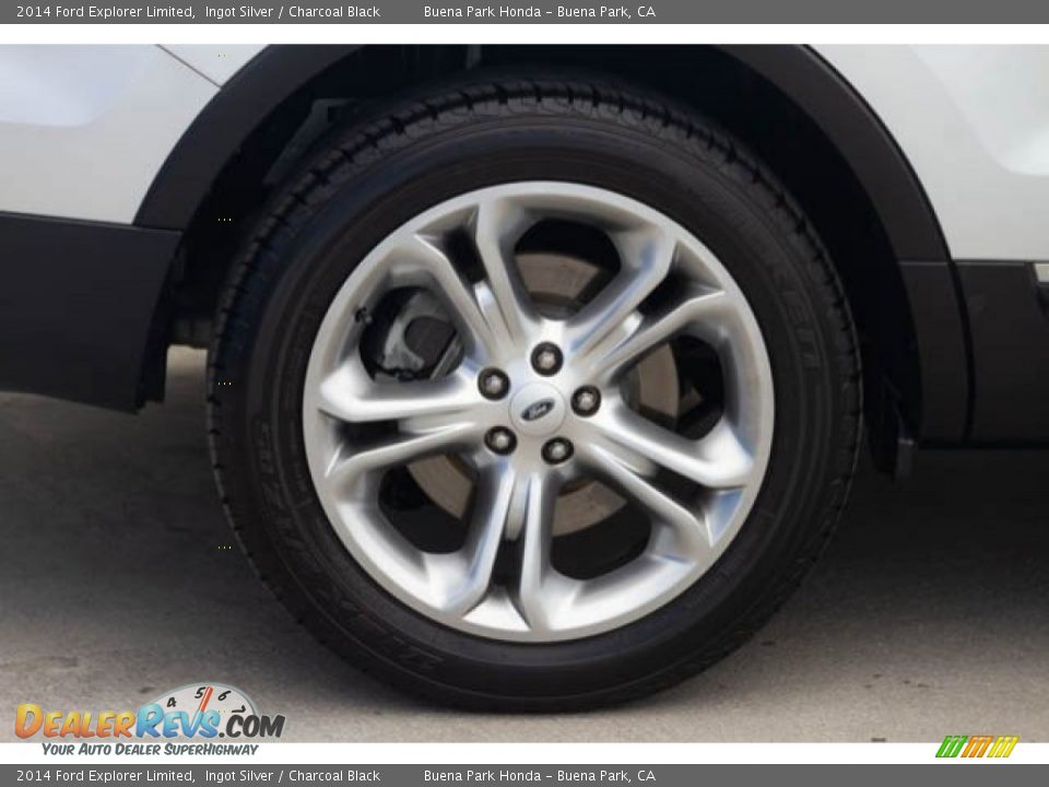 2014 Ford Explorer Limited Ingot Silver / Charcoal Black Photo #36