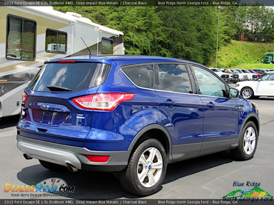 2013 Ford Escape SE 1.6L EcoBoost 4WD Deep Impact Blue Metallic / Charcoal Black Photo #5