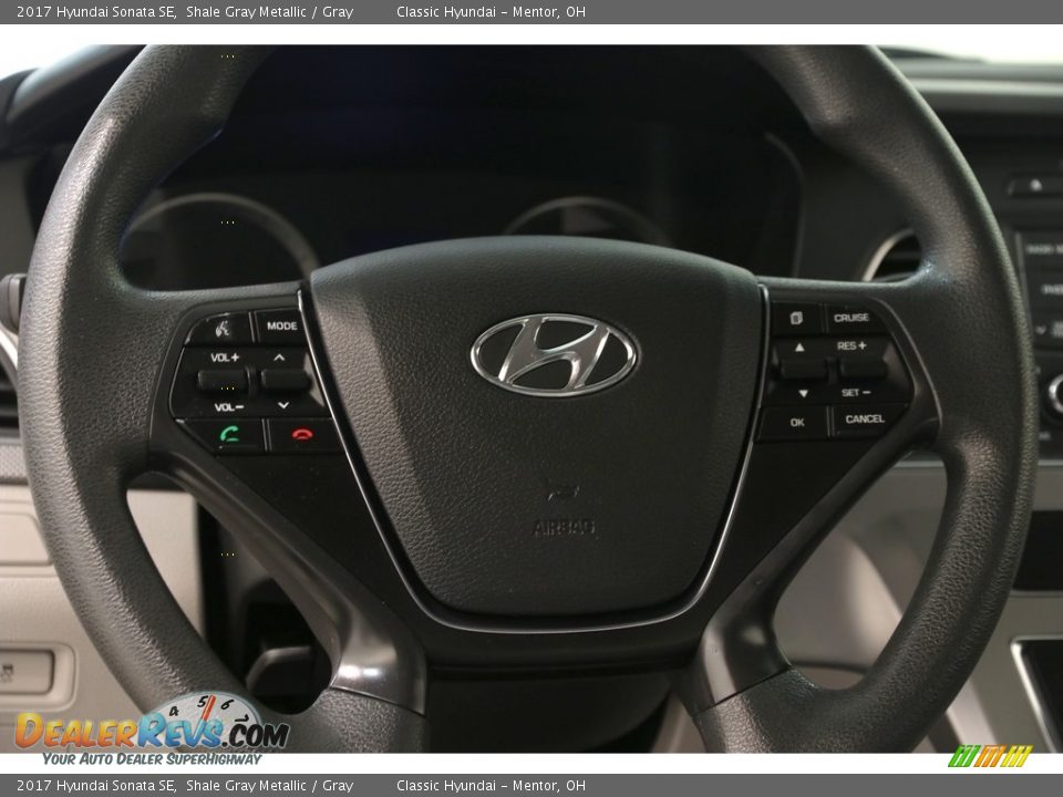 2017 Hyundai Sonata SE Shale Gray Metallic / Gray Photo #7