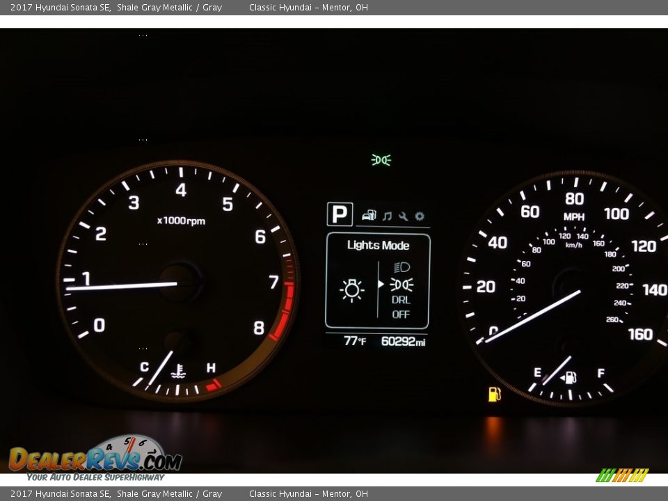 2017 Hyundai Sonata SE Shale Gray Metallic / Gray Photo #8