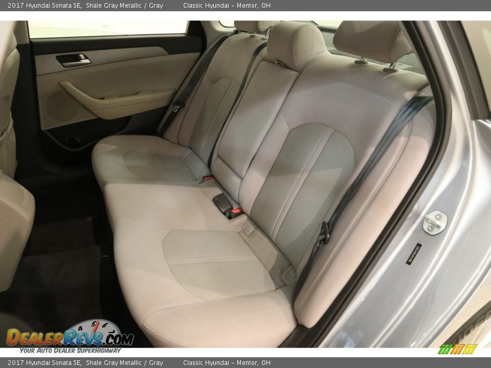 2017 Hyundai Sonata SE Shale Gray Metallic / Gray Photo #17