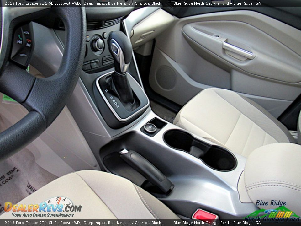 2013 Ford Escape SE 1.6L EcoBoost 4WD Deep Impact Blue Metallic / Charcoal Black Photo #24