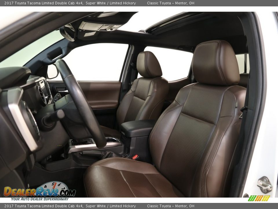 2017 Toyota Tacoma Limited Double Cab 4x4 Super White / Limited Hickory Photo #5