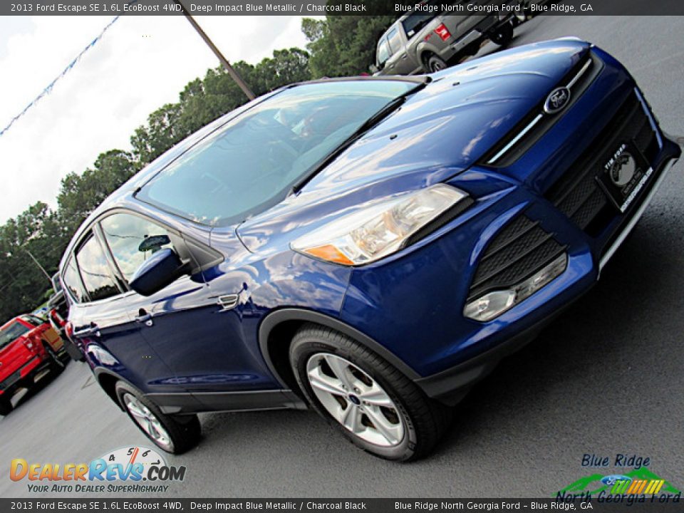 2013 Ford Escape SE 1.6L EcoBoost 4WD Deep Impact Blue Metallic / Charcoal Black Photo #30