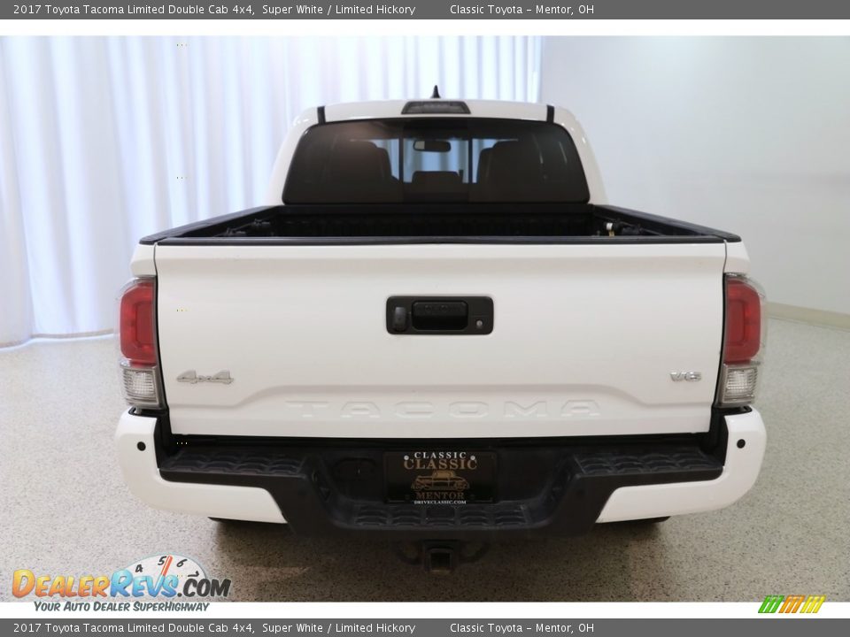 2017 Toyota Tacoma Limited Double Cab 4x4 Super White / Limited Hickory Photo #19