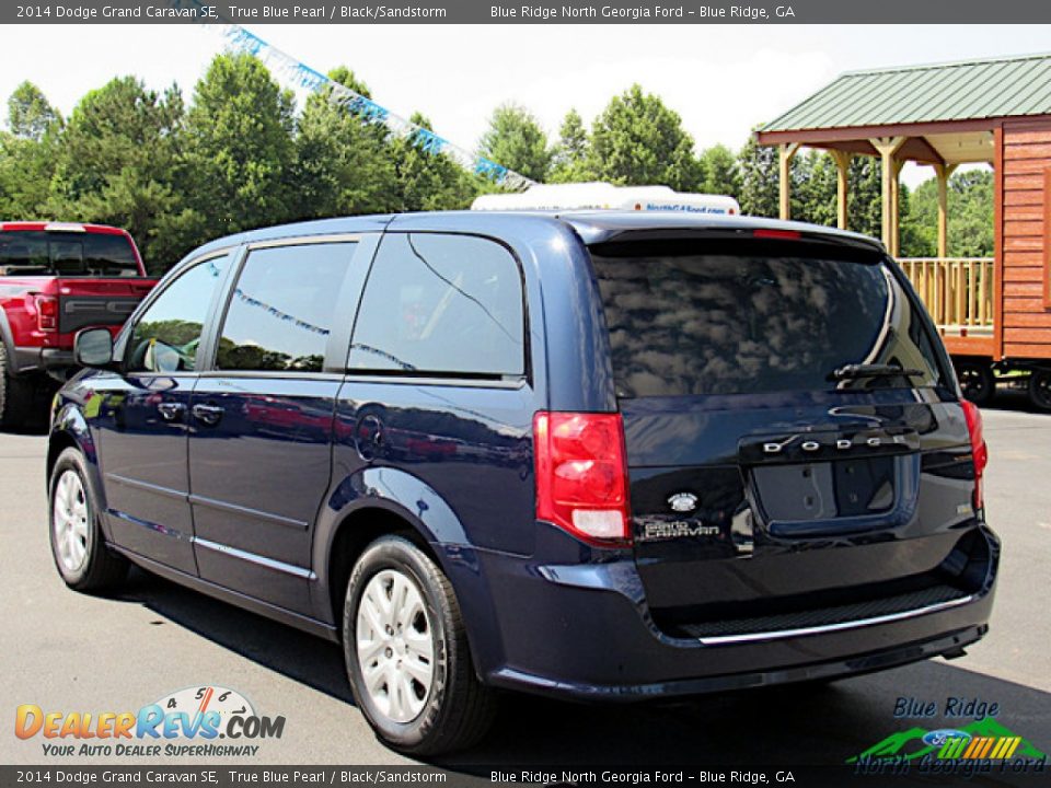 2014 Dodge Grand Caravan SE True Blue Pearl / Black/Sandstorm Photo #3