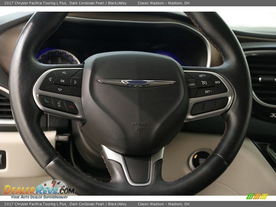 2017 Chrysler Pacifica Touring L Plus Dark Cordovan Pearl / Black/Alloy Photo #7