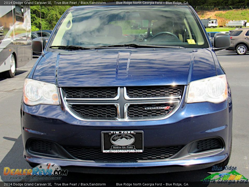 2014 Dodge Grand Caravan SE True Blue Pearl / Black/Sandstorm Photo #8