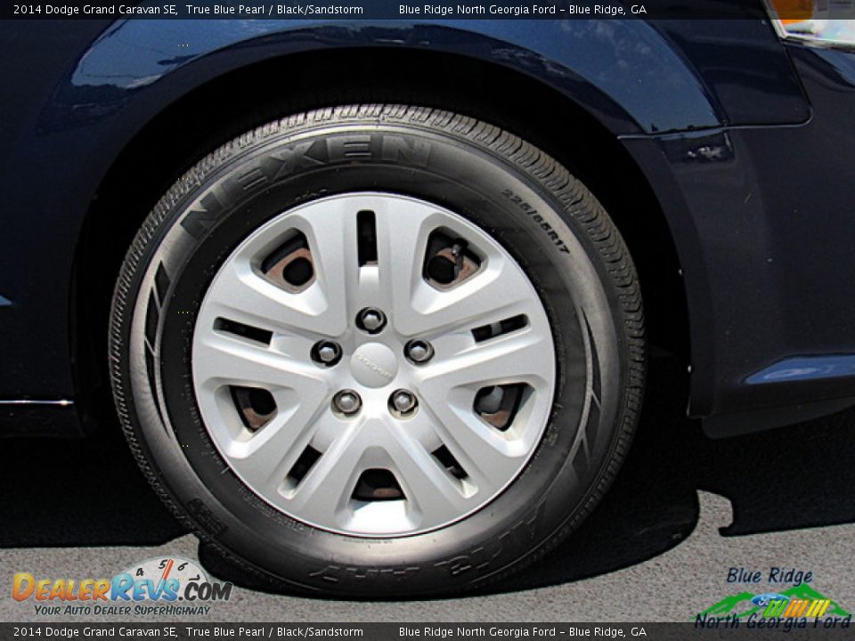 2014 Dodge Grand Caravan SE True Blue Pearl / Black/Sandstorm Photo #9