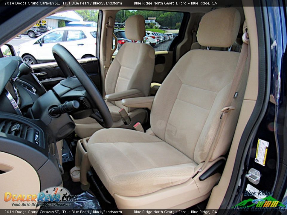 2014 Dodge Grand Caravan SE True Blue Pearl / Black/Sandstorm Photo #10