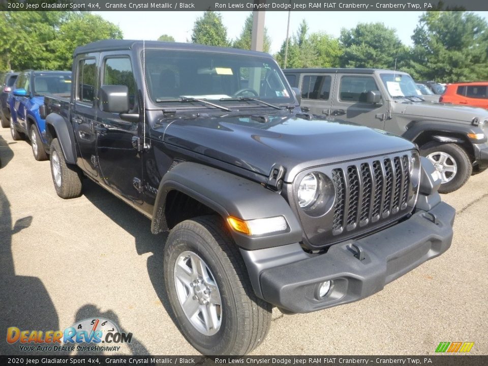 2020 Jeep Gladiator Sport 4x4 Granite Crystal Metallic / Black Photo #4