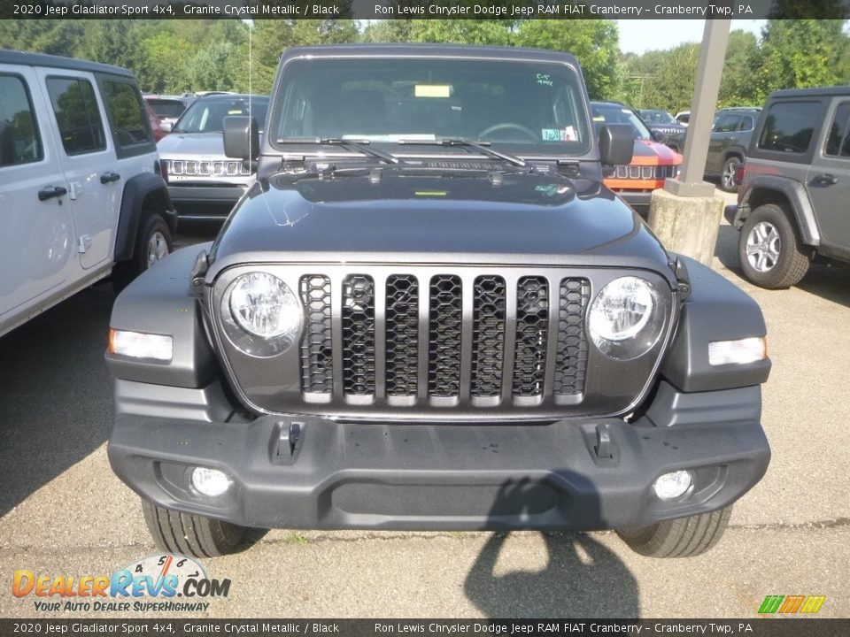 2020 Jeep Gladiator Sport 4x4 Granite Crystal Metallic / Black Photo #5