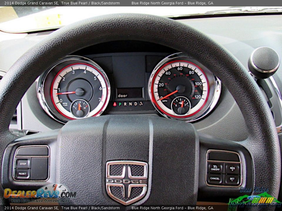 2014 Dodge Grand Caravan SE True Blue Pearl / Black/Sandstorm Photo #18