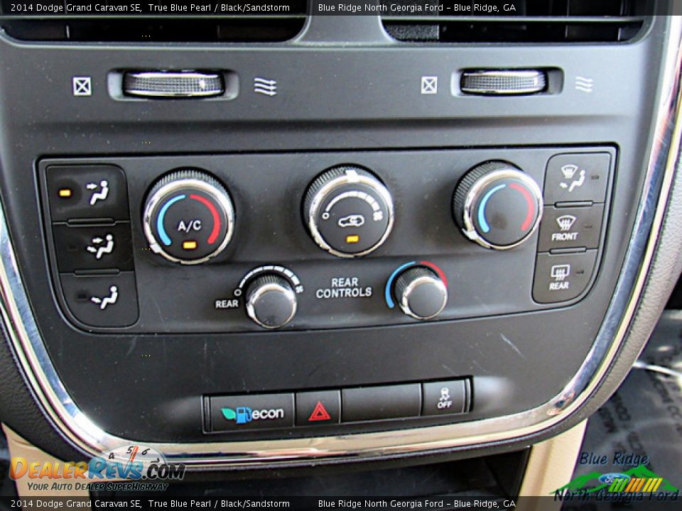 2014 Dodge Grand Caravan SE True Blue Pearl / Black/Sandstorm Photo #22