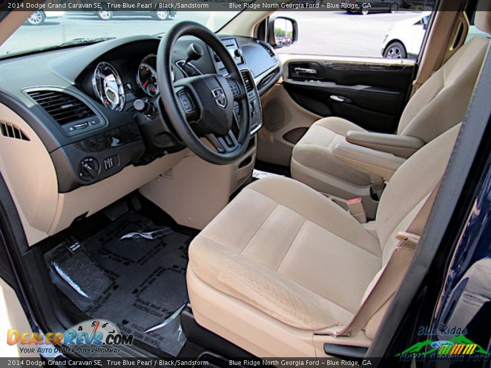 2014 Dodge Grand Caravan SE True Blue Pearl / Black/Sandstorm Photo #26