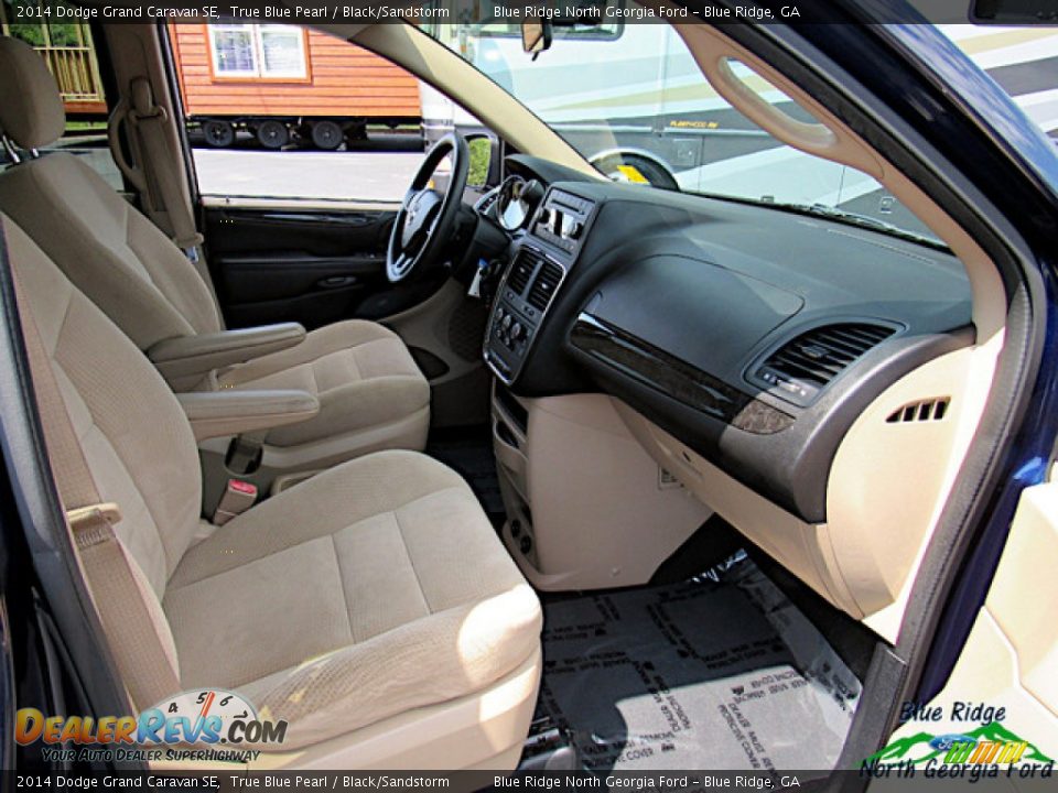 2014 Dodge Grand Caravan SE True Blue Pearl / Black/Sandstorm Photo #27
